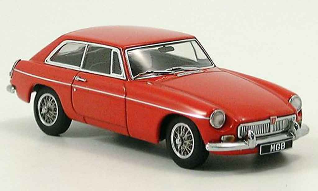 MG B 1/43 Autoart GT Coupe MK II rood 1969 modelauto