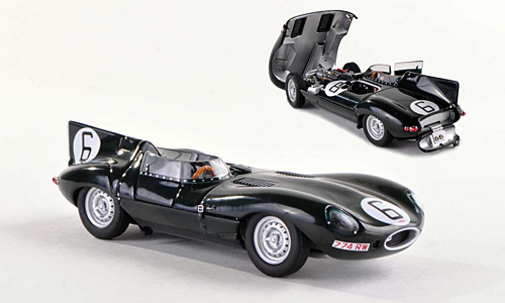 Jaguar D-Type 1955 1/18 Autoart 1955 No.6 Hawthorn/Bueb 24h Le Mans modelauto