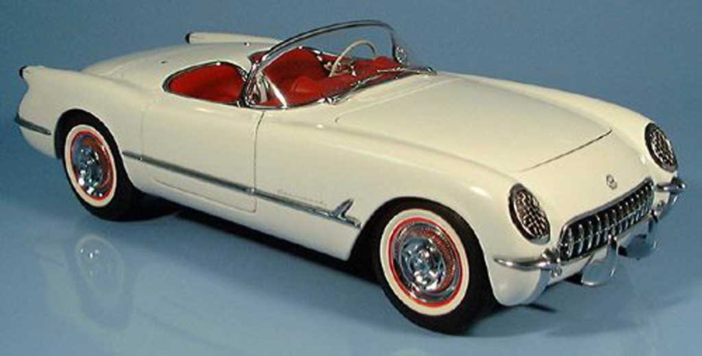 Chevrolet Corvette C1 1/18 Autoart C1 wit 1953 modelauto