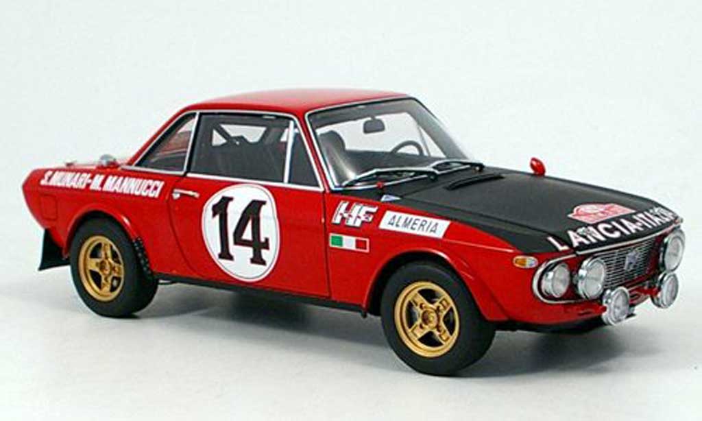 Lancia Fulvia 1/18 Autoart 1.6 hf munari-man. 1972 modelauto