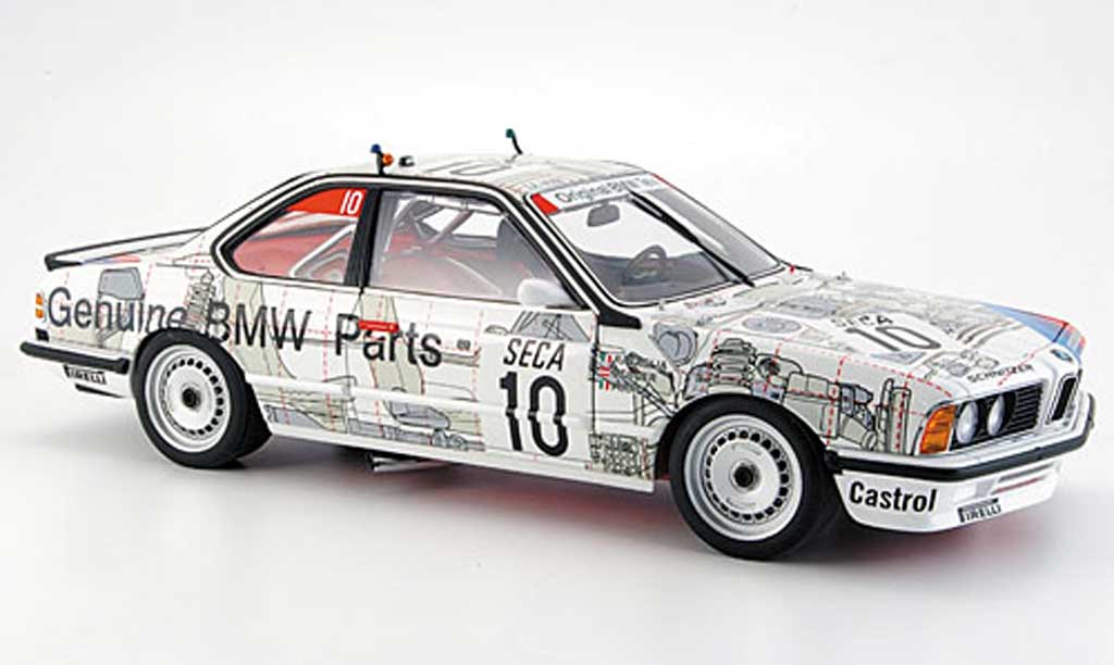 Bmw 635 CSI 1/18 Autoart m gruppe a 1986 modelauto