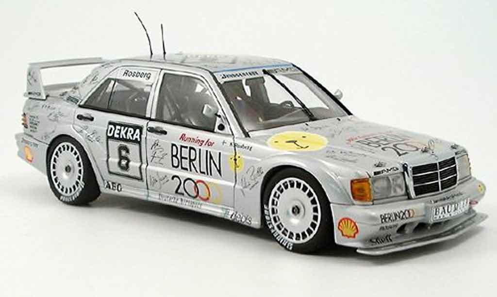 Mercedes 190 E 1/18 Autoart E 2.3 16 v evo 2 rosberg dtm 1992 modelauto