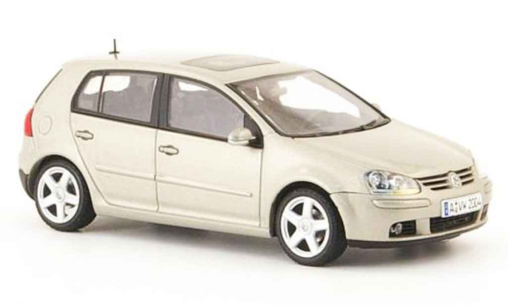 Volkswagen Golf V 1/43 Autoart V beige 5 portes 2003 modelauto