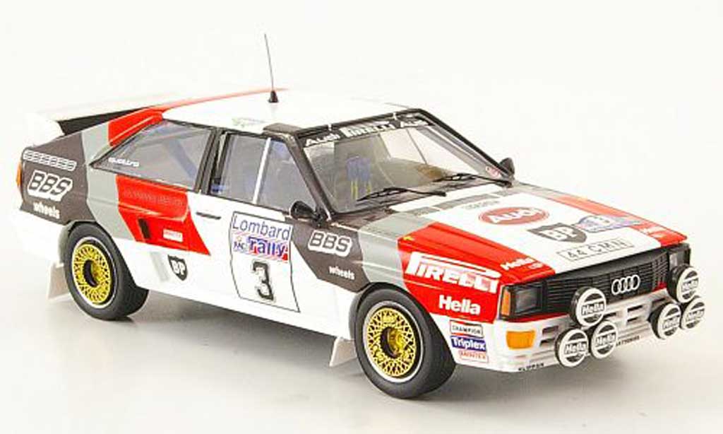 Audi Quattro 1/43 Trofeu Sieger RAC Blomquist-Cederberg 1983 modelauto