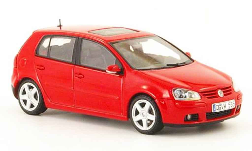 Volkswagen Golf V 1/43 Autoart V rood 5 portes 2003 modelauto