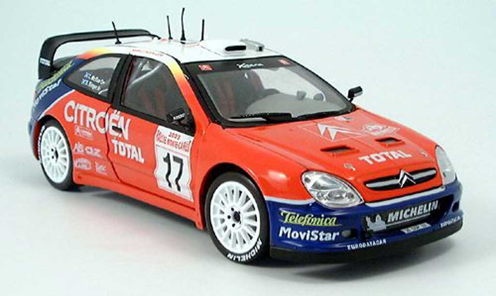 Citroen Xsara WRC 2003 1/43 Sun Star WRC 2003 No.17 Total Rally Monte Carlo C.McRae/D.Ringer modelauto