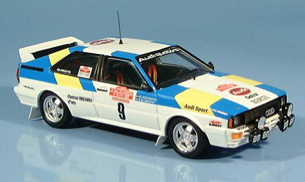 Audi Quattro 1/43 Trofeu Sieger San Remo Blomquist-Cedeberg 1982 modelauto