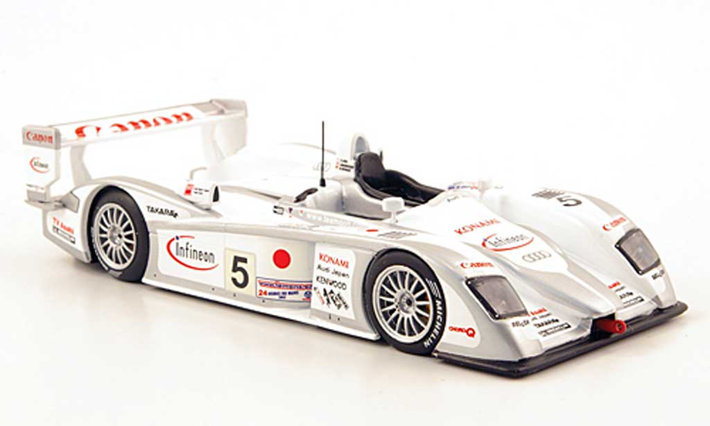Audi R8 LMS 1/43 IXO LMS No.5 Team Sport Japan 24h Le Mans 2003 modelauto