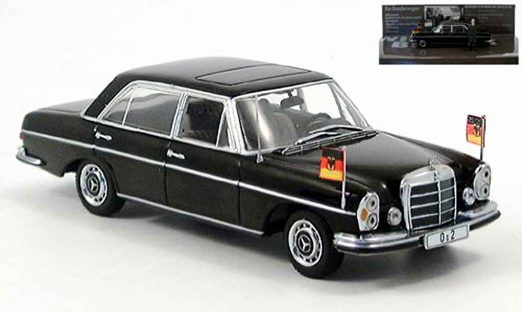 Mercedes 300 SEL 1/43 Minichamps SEL SEL 6.3 (W109) Bundeskanzler Willy Brandt 1970 modelauto