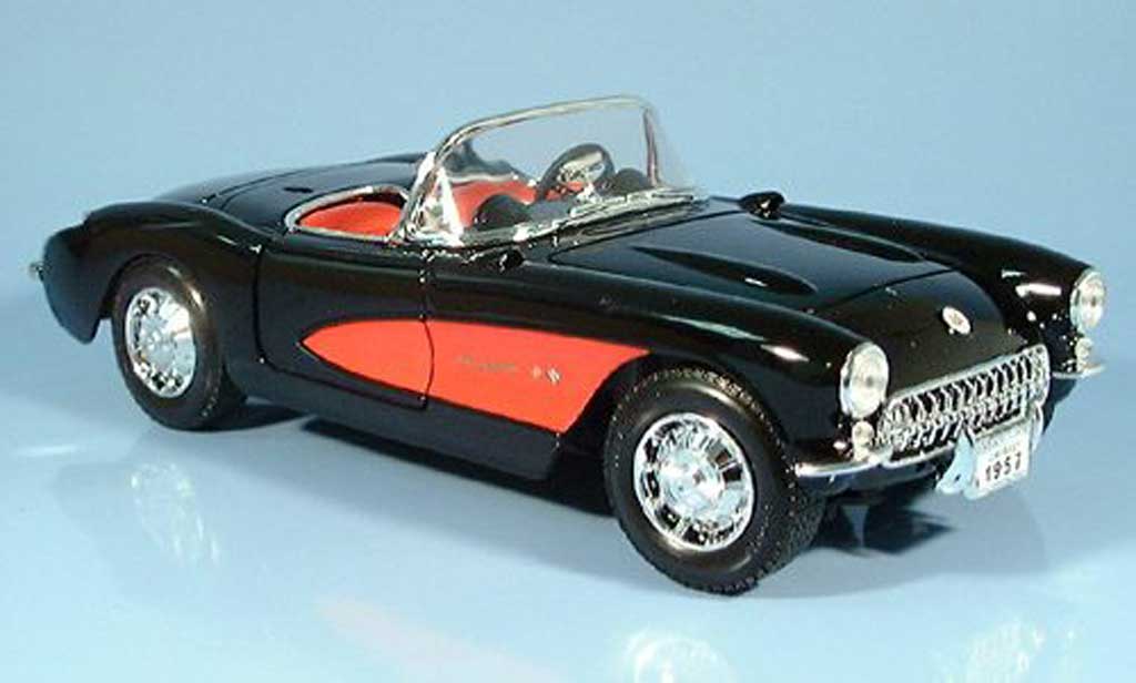 Chevrolet Corvette C1 1/18 Yat Ming C1 zwart 1957 modelauto