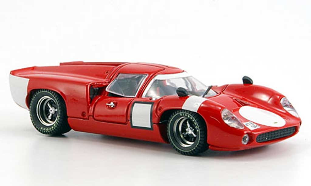 Lola T70 1969 1/43 Best 1969 Coupe rood Strassenversion 1969 modelauto