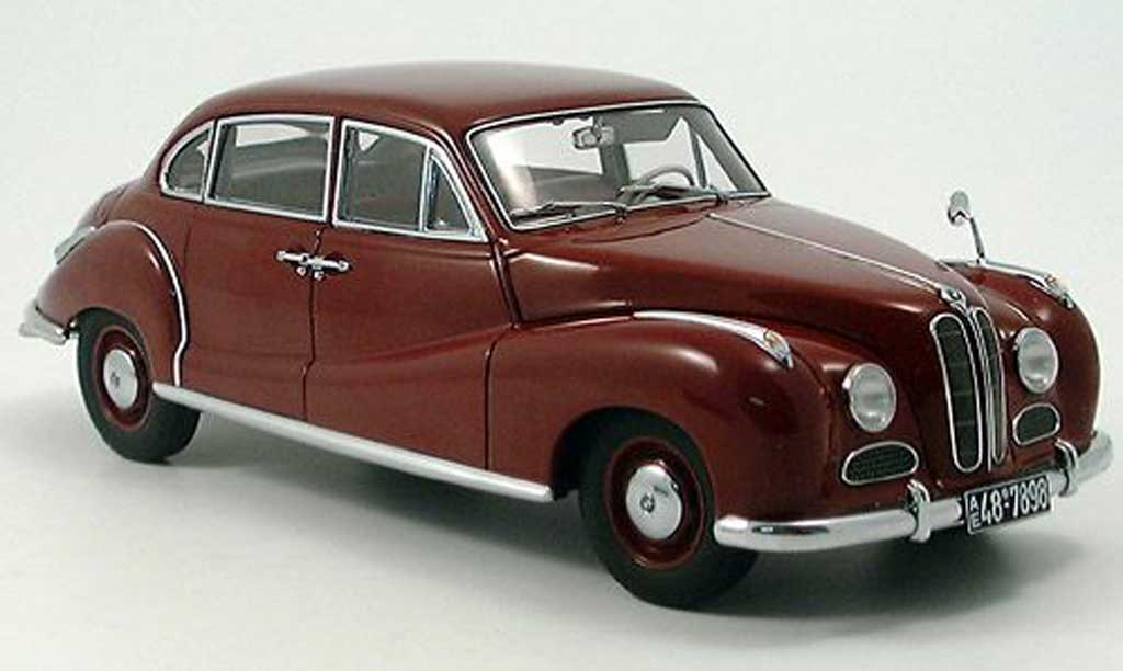 Bmw 501 1/18 Autoart limousine rood modelauto