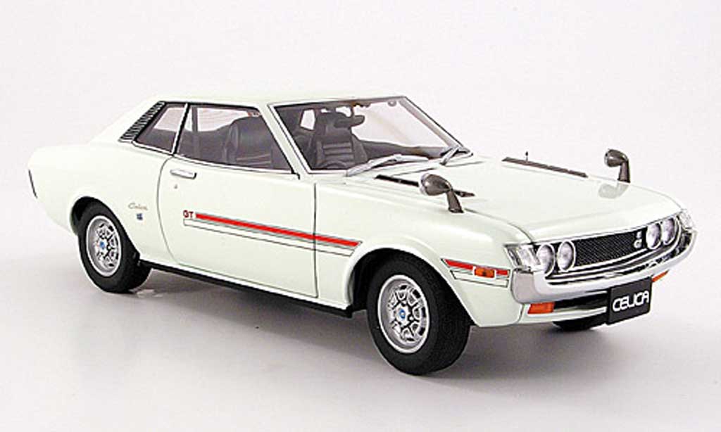 Toyota Celica 1600 GT 1/18 Autoart 1600 GT (ta 22) wit 1970 modelauto
