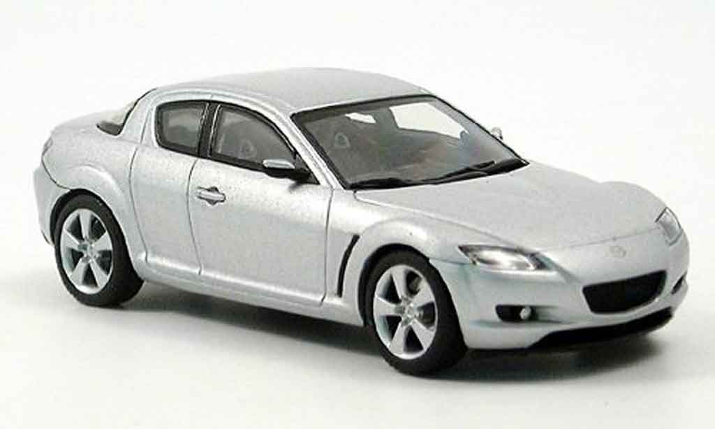 Mazda RX8 1/43 Autoart RX 8 grijs metallic modelauto