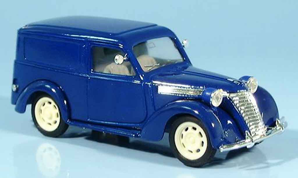 Fiat 1100 1949 1/43 Brumm 1949 E blauw Bestelwagen modelauto