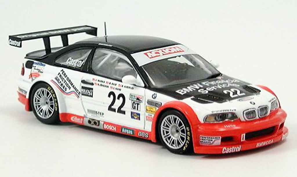 Bmw M3 E46 1/43 Minichamps GTR E46 Daytona Said Auberlen Marks Hand Jonsson 2004 modelauto