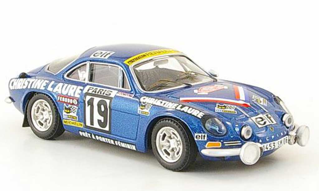 Alpine A110 1/43 Trofeu Coupe d Dames M. Mouton-Conconi modelauto