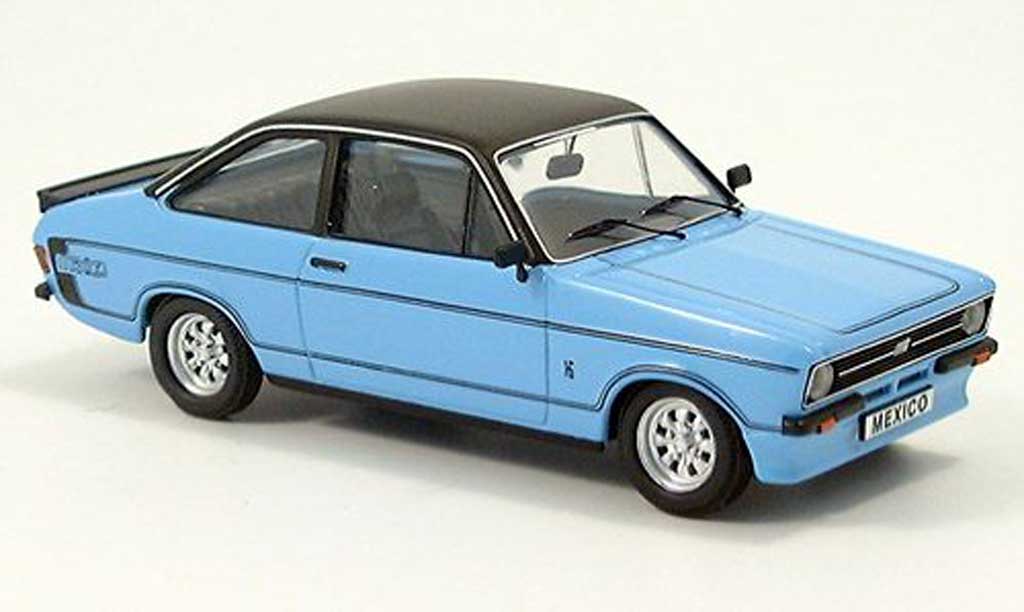 Ford Escort MK2 1/43 Trofeu MK2 Mexico blauw/zwart modelauto