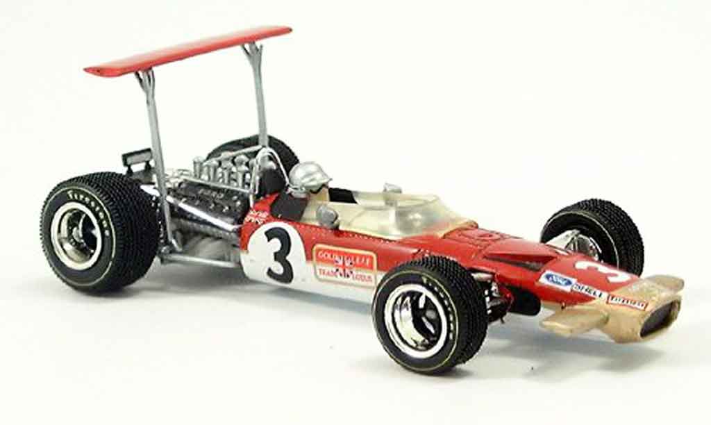 Lotus 49B 1/43 Quartzo no.3 or leaf m.andretti gp south africa 1969 modelauto