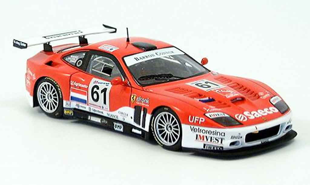 Ferrari 575 M 1/43 Red Line M maranello barron connor no. 61 lm 2004 modelauto