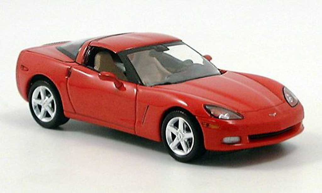 Chevrolet Corvette C5 1/43 Norev C5 Coupe rood 2004 modelauto