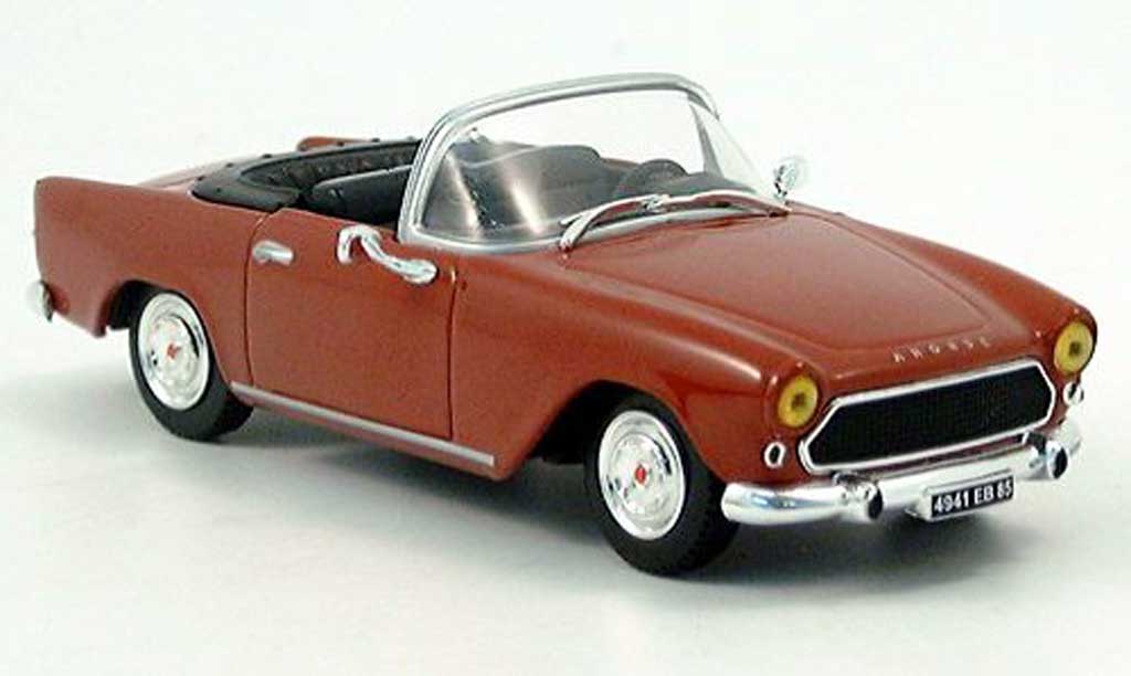 Simca Oceane 1/43 Norev rood 1958 modelauto
