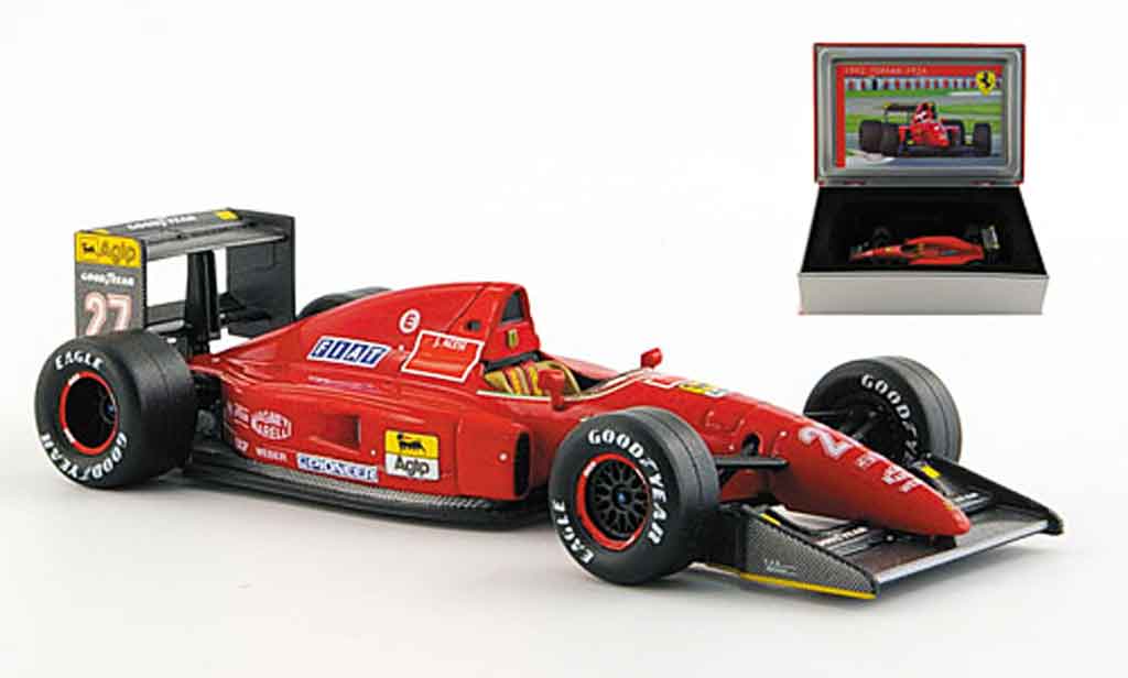 Ferrari F1 1/43 IXO f 92 a no.27 j.alesi gp frankreich 1992 modelauto