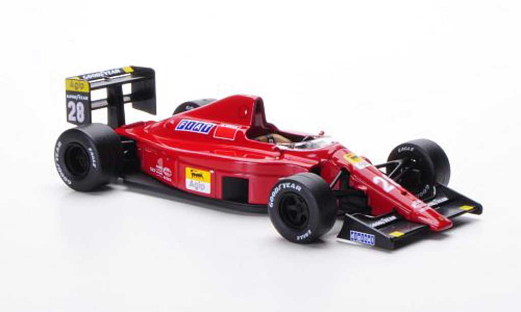 Ferrari F1 1989 1/43 IXO 1989 640 89c No.29 G.Berger GP Portugal 1989 modelauto