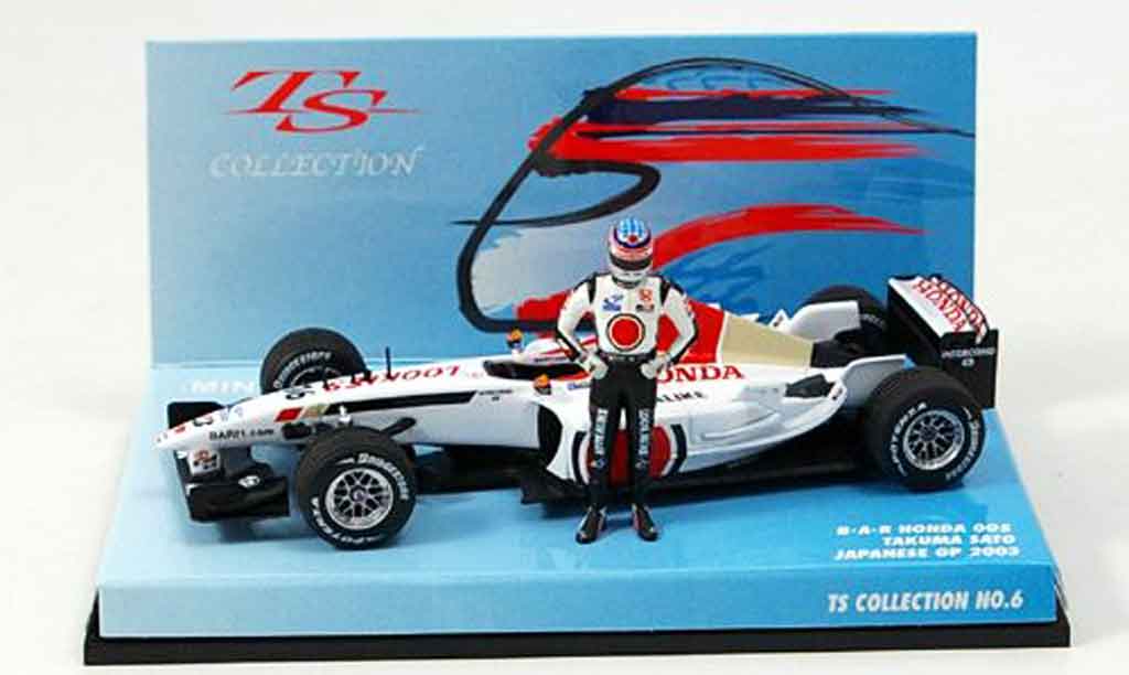 Honda F1 1/43 Minichamps BAR 005 T. Sato GP Japan 2002 modelauto