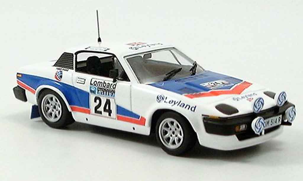 Triumph TR7 1977 1/43 IXO 1977 No.24 Pond Gallagher RAC Rallye modelauto