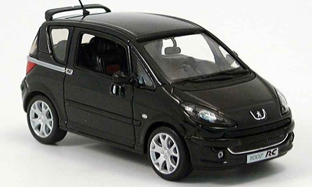 Peugeot 1007 1/43 Norev rc zwart 2004 modelauto
