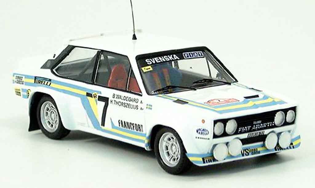 Fiat 131 1/43 Trofeu Abarth Waldegaard Thoszelius Monte Carlo modelauto