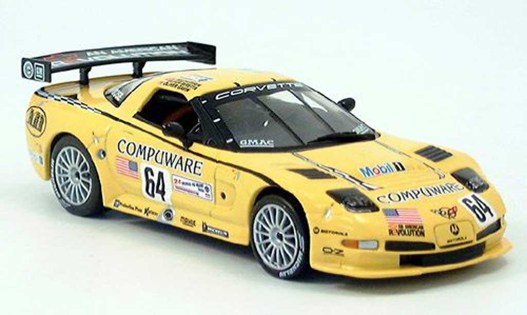 Chevrolet Corvette C5 1/43 IXO C5 CR-5No. 64 Gavin-Beretta-Magnussen LM 2004 modelauto