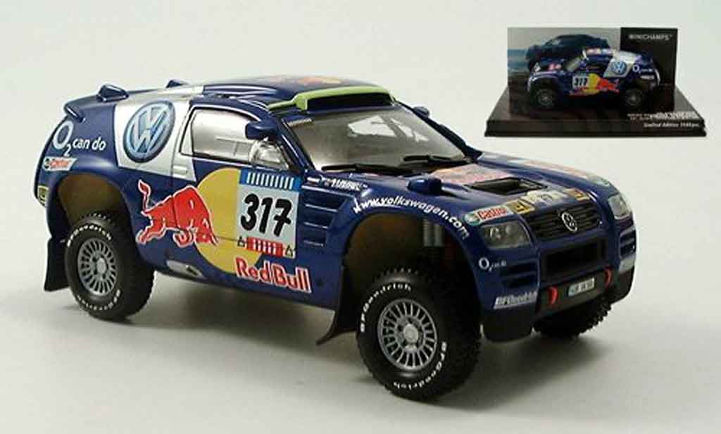 Volkswagen Touareg 1/43 Minichamps rallye dakar gordon zitzewitz 2005 modelauto
