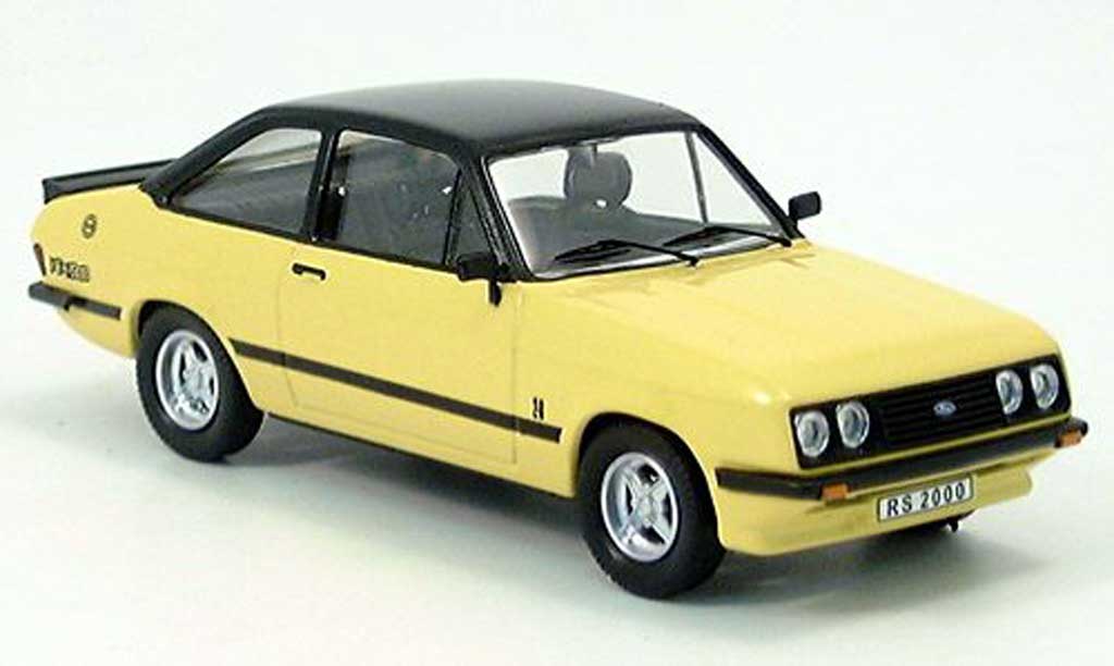 Ford Escort RS 2000 1/43 Trofeu RS 2000 geel/zwart 1979 modelauto
