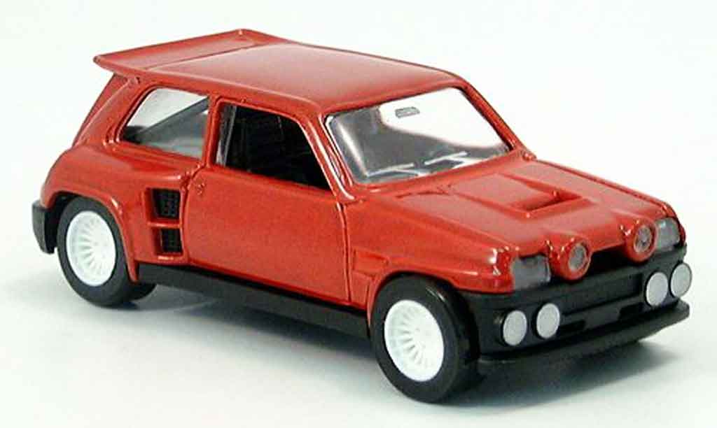 Renault 5 Turbo 1/43 Solido Turbo maxi kit rood 1986 modelauto