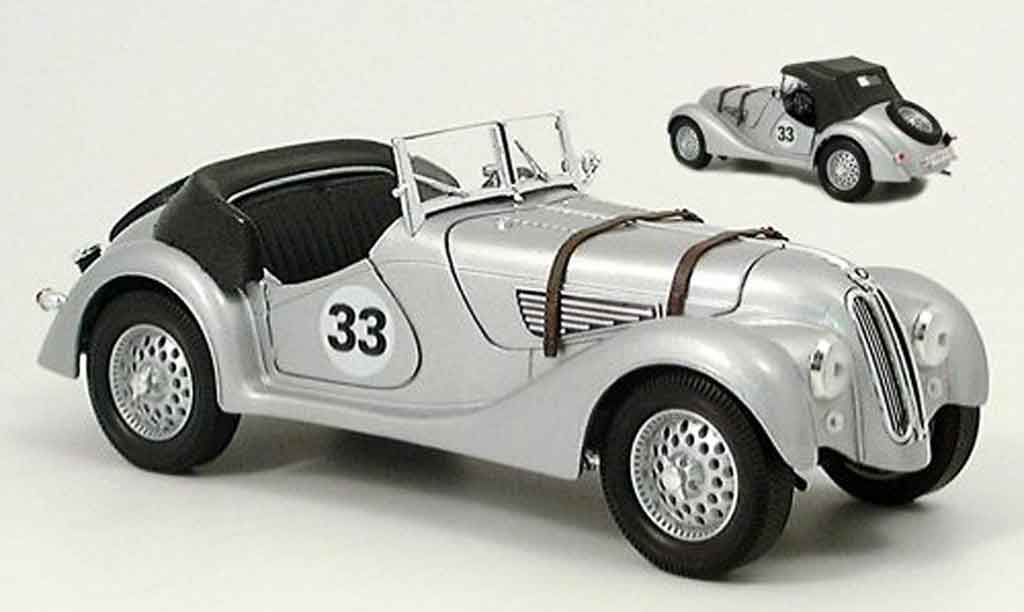 Bmw 328 1940 1/18 Yat Ming 1940 no.33 grijs modelauto