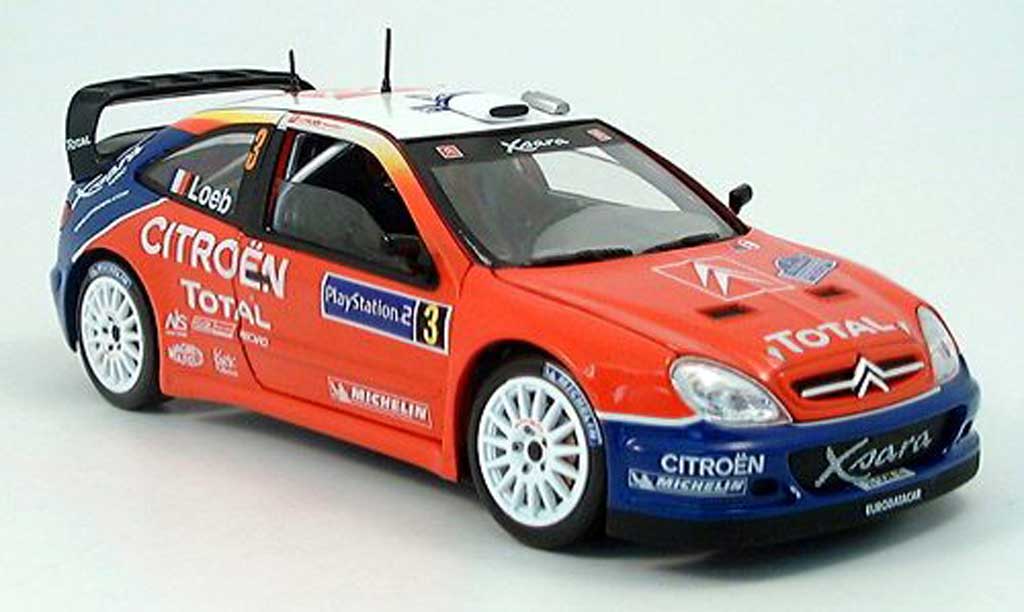 Citroen Xsara WRC 2004 1/18 Solido WRC 2004 no.3 total sieger tour de corse modelauto
