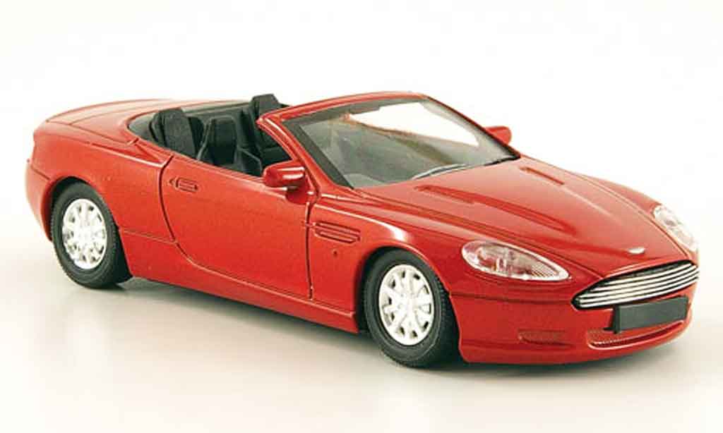 Aston Martin DB9 Volante 1/43 Solido Volante cabriolet rood 2005 modelauto