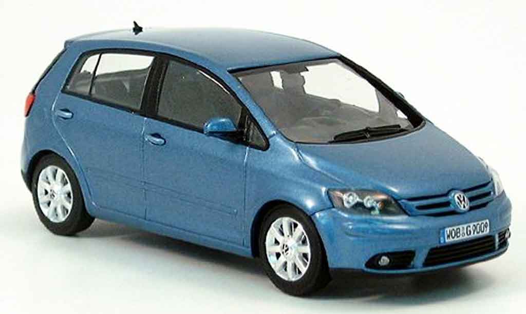 Volkswagen Golf V 1/43 Minichamps V plus blauw 2005 modelauto