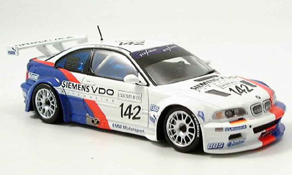 Bmw M3 E46 1/43 Minichamps GTR E46 Spa Muller Muller Stuck 2004 modelauto