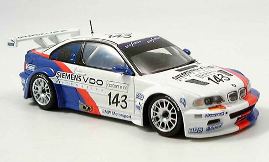 Bmw M3 E46 1/43 Minichamps GTR E46 Spa Mollekens Lamy Garcia Prilaulx 2004 modelauto