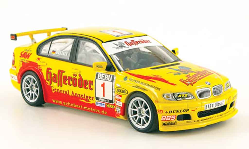 Bmw 320 E46 1/43 Minichamps E46 i Hasseroder Sieger DMSB Claudia Hurtgen 2004 modelauto