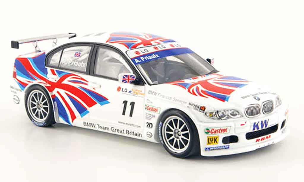 Bmw 320 E46 1/43 Minichamps E46 i ETCC Sieger Priaulx 2004 modelauto