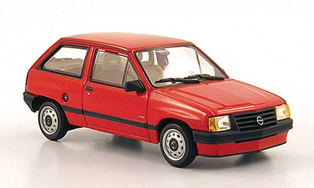 Opel Corsa 1/43 Minichamps A rood 1986 modelauto