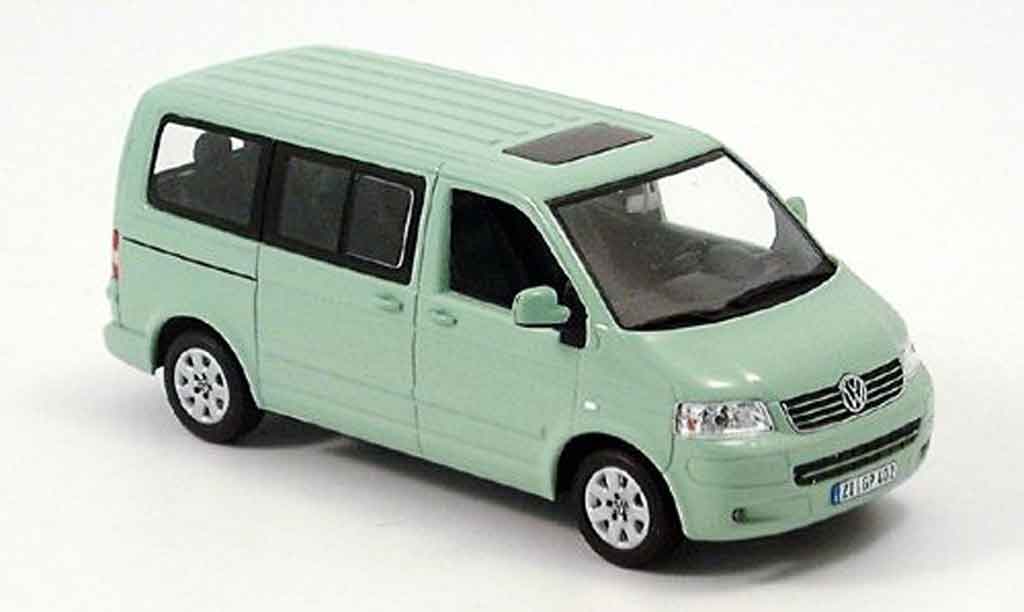 Volkswagen Combi 1/43 Minichamps t5 multivan grun 2003 modelauto