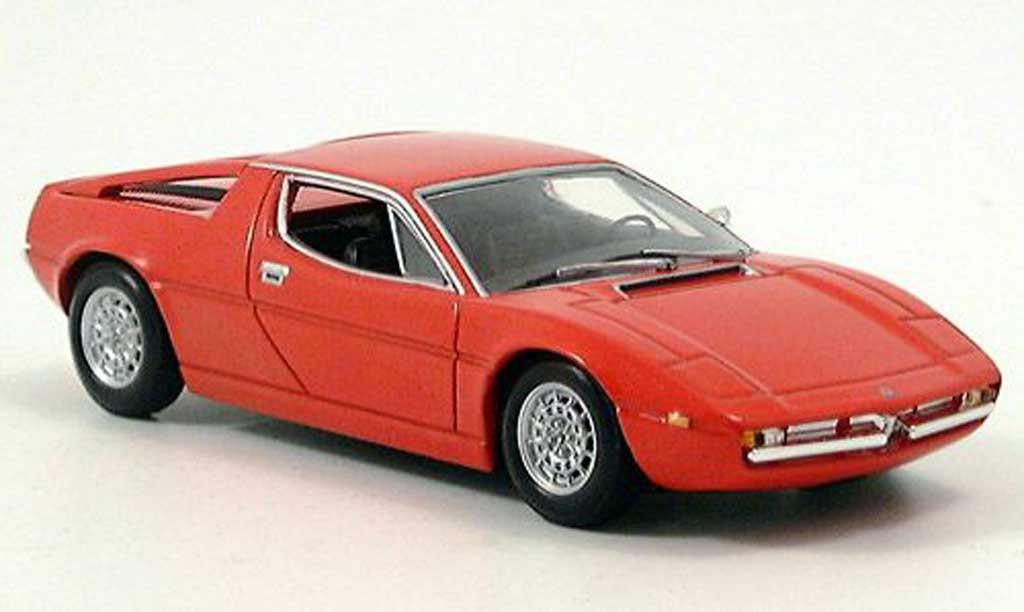 Maserati Merak 1/43 Minichamps rood 1974 modelauto