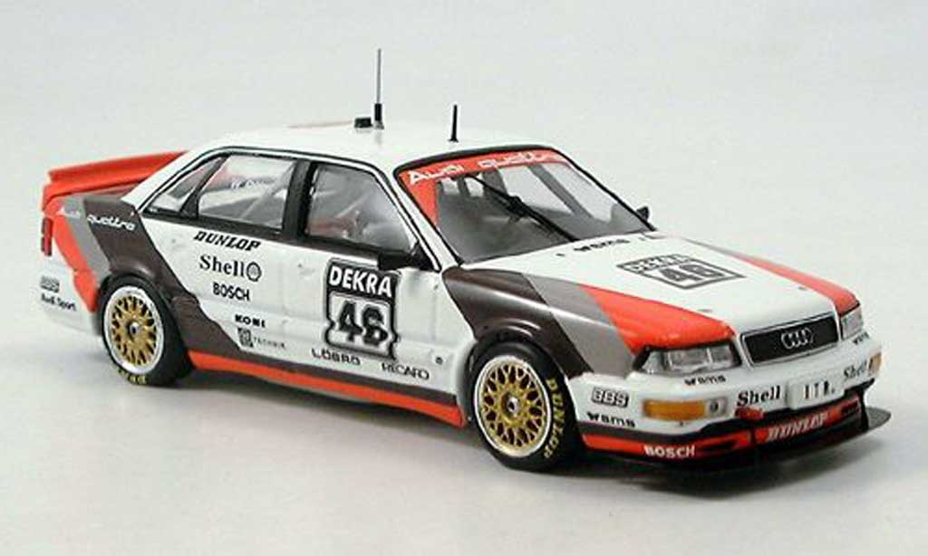 Audi V8 Quattro 1/43 Minichamps Quattro No.46 W.Roehrl Team SMS Motorsport DTM-Saison 1991 modelauto