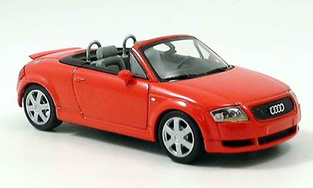 Audi TT Roadster 1/43 Minichamps Roadster rood 1999 modelauto