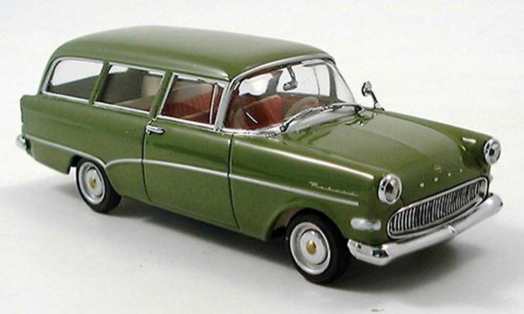 Opel Rekord 1/43 Minichamps P 1 Stationwagen grun 1958 modelauto